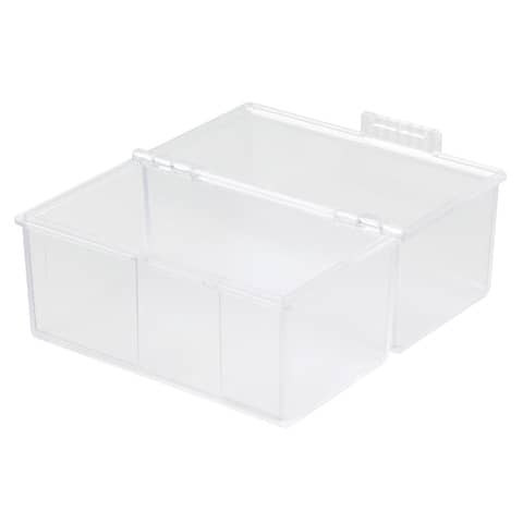 Karteikasten A7 quer Past.grau/transp. HAN 977-63