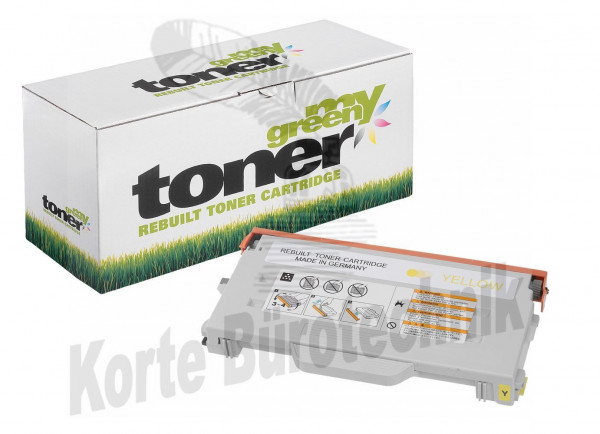my green toner Toner-Kartusche gelb HC (160264) ersetzt 20K1402
