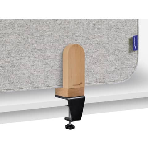 Trennwand Elements akustik grau LEGAMASTER 7-209810 60x80cm m. Klemmen