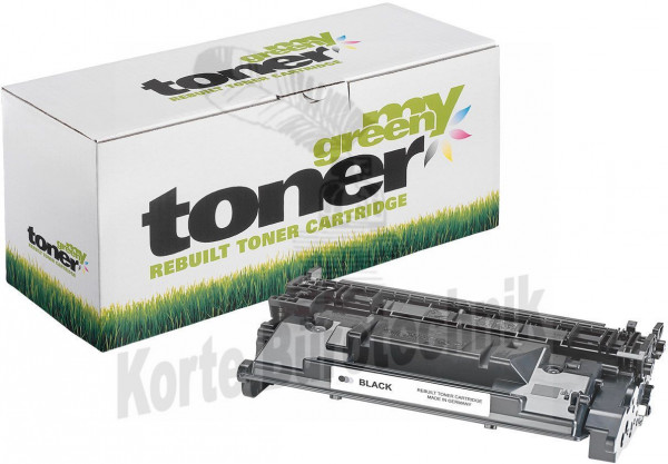 my green toner Toner-Kartusche schwarz HC (134685) ersetzt 26X, 052H