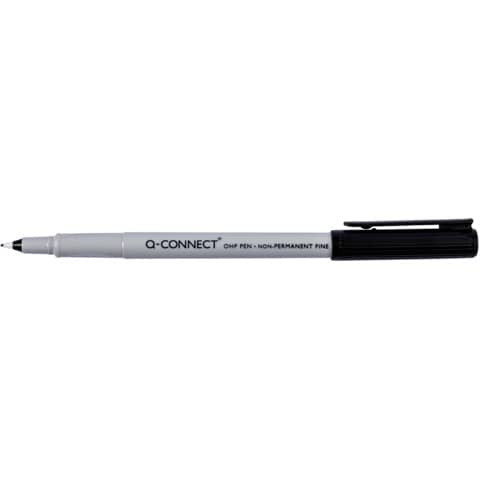 Overheadstift schwarz Q-CONNECT KF04081 F Wasserlöslich