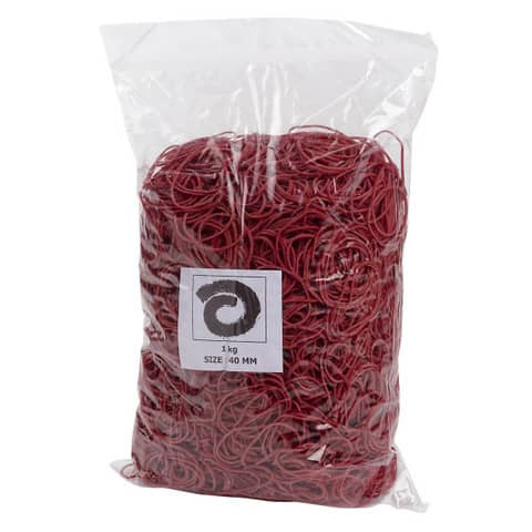 Gummiringe 40mm 1kg rot WIHEDÜ 500.019