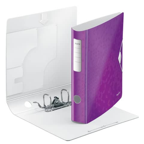 Ordner A4 6cm Active violett met. LEITZ 1107-00-62 Wow PP