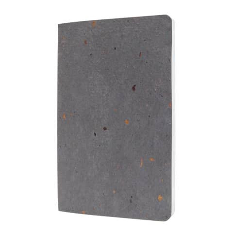 Notizbuch Re-Up ca.A5L 50BL dunkelgrau SIGEL RU104 vegan Softcover kariert