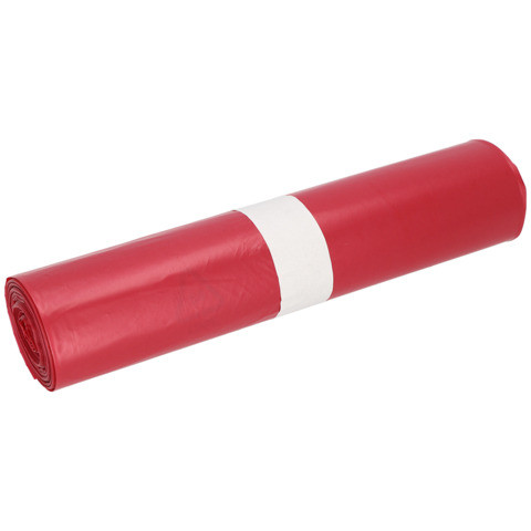 Abfallsäcke Recycling-LDPE 120 l rot DEISS 21004 25ST