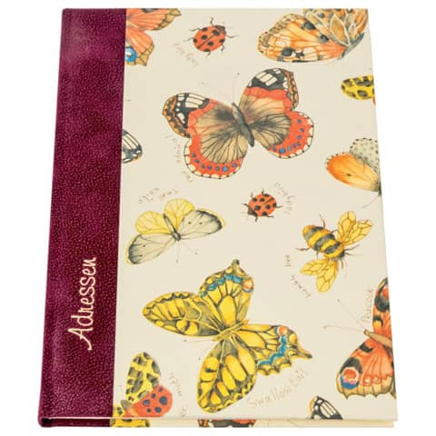 Adressbuch A5 Schmetterlinge 15028 15x21.5cm