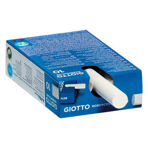 Tafelkreide 10ST weiß GIOTTO F538700 Robercolor