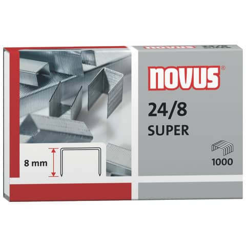 Heftklammern 24/8 verzinkt 1000ST NOVUS NV0400038