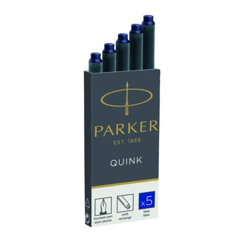 Tintenpatrone 5ST blau PARKER 1950384/S0116240