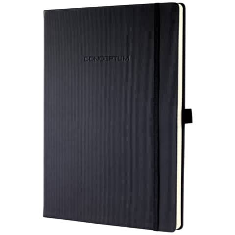 Notizbuch A4 97Bl kar. schw. SIGEL CO111 Conceptum 80g
