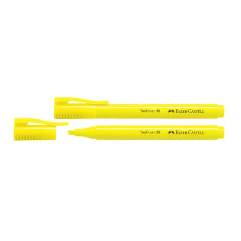 Textmarker Textliner 38 1-4mm gelb FABER CASTELL 157707