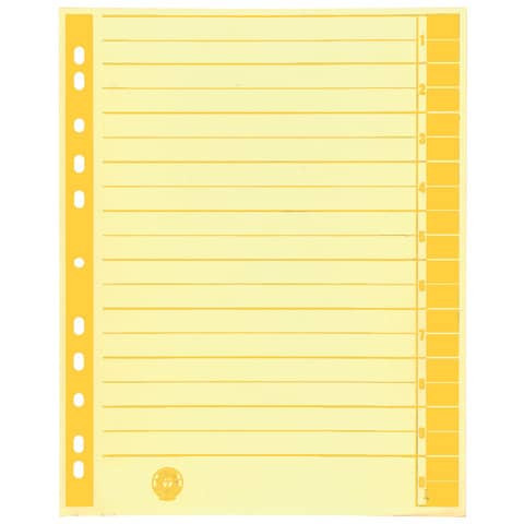 Trennblatt A4 100ST cham/gelb 9541102100 ungeöst