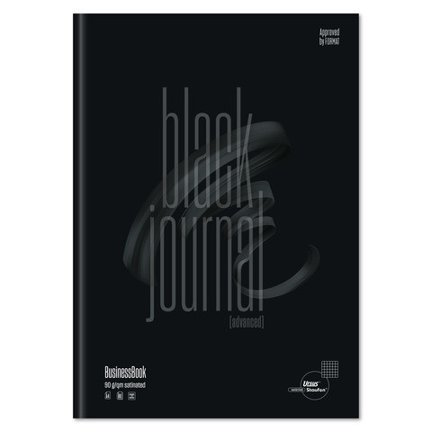 Geschäftsbuch A4 80Bl. kar. schwarz STAUFEN GREEN 608560100 Top-Meeting