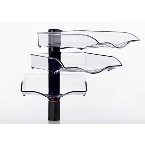 Briefkorb 3er-Set anthraz. NOVUS 720+3005+000