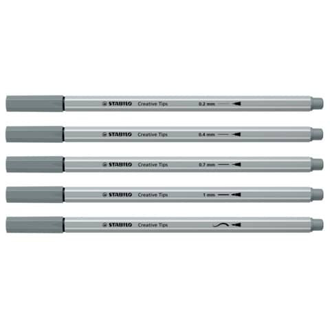 Schreibset 10ST ARTYCreativeTips schwarz STABILO 89/10-1-20