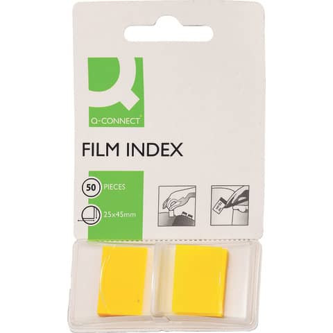 Index - 25 x 45 mm, gelb, 50 Streifen