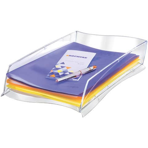 Briefkorb A4 Ellypse 300 glasklar CEP 1003000111