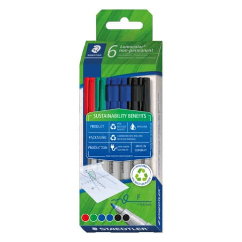 Folienstiftetui 6ST F WV 4 Farben STAEDTLER 316 C6-1