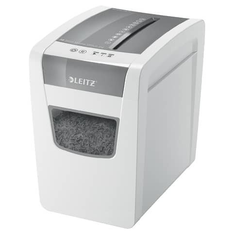 Aktenvernichter IQ P4 grau/weiß LEITZ 8001-00-00 Slim Home Office