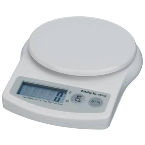 Briefwaage MAULalpha weiß MAUL 16420 02 Batterie 2000g