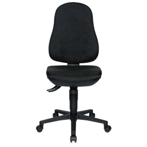 Drehstuhl Support ohneAL anthrazit TOPSTAR 8550G22H weiche Rollen