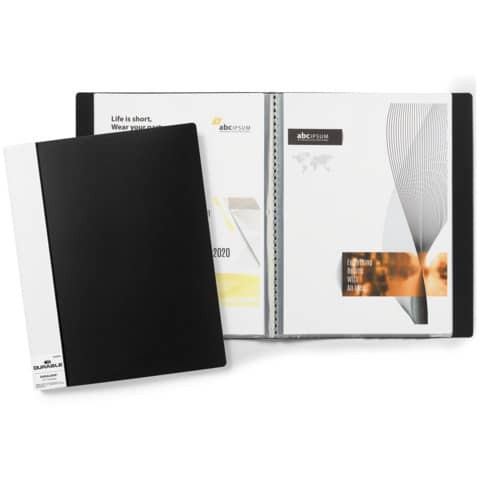 Sichtbuch A4 schwarz DURABLE 2422 01 20 Hüllen