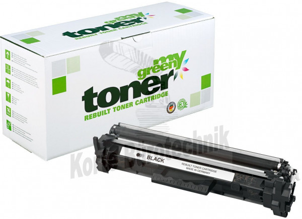 my green toner Toner-Kartusche schwarz (136412) ersetzt 17A