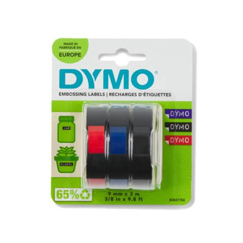 Prägeband Starter Set 3ST sortiert DYMO S0847750 für OMEGA und JUNIOR