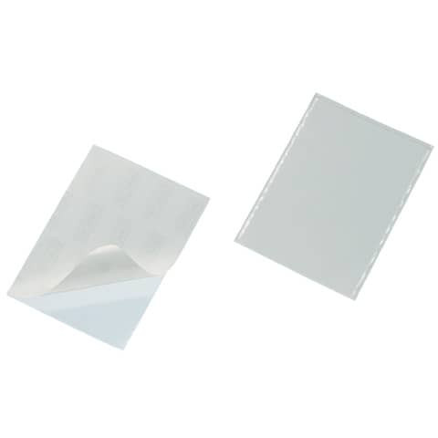 Selbstklebetasche POCKETFIX® - 57x90 mm, seitlich offen, transparent, 100 Stück