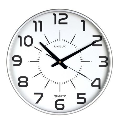 Wanduhr MAXI POP Ø37,5cm grau UNILUX 400094488