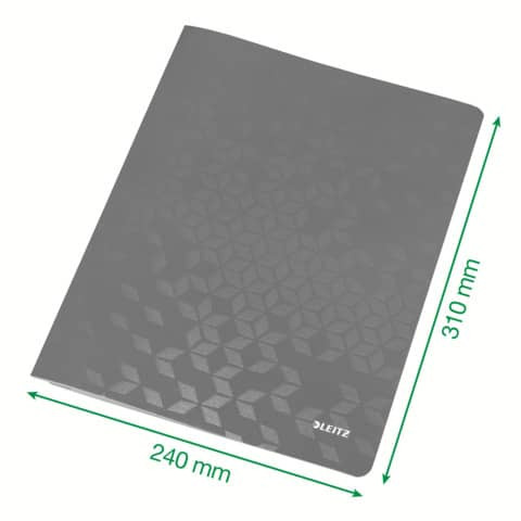 Schnellhefter A4 Wow perlweiß LEITZ 3001-00-01 Karton