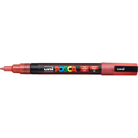 Pigmentmarker Glitter rot UNI-BALL 186580 PC-3M