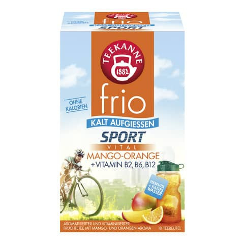 Tee frio Sport Vital - Mango-Orange TEEKANNE 7594 +Vitamine 18BT