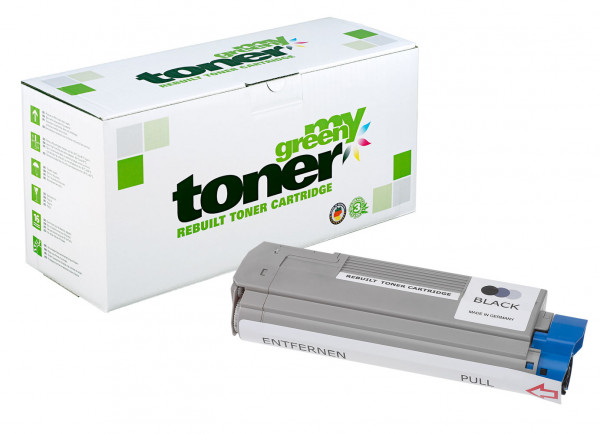 my green toner Toner-Kit schwarz (181825) ersetzt 44315320