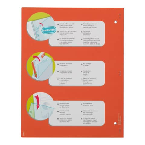 Prospekthüllenblock 60 Stück farblos OXFORD 400143153 Economy Quick