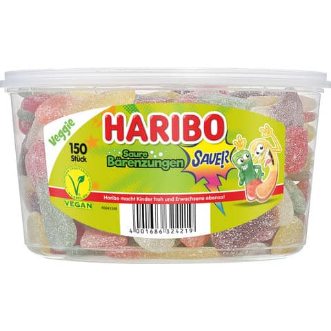 Fruchtgummi Saure Bärenzungen 150 ST HARIBO 1264671001