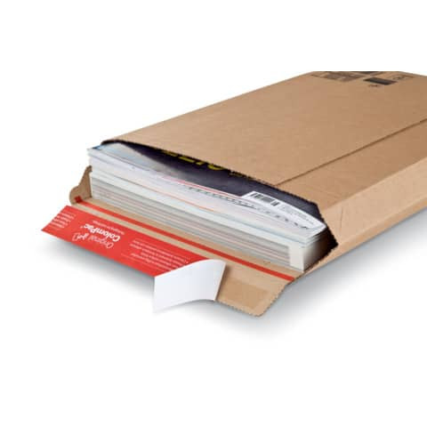 Versandtasche A5 Wellpappe braun COLOMPAC 30000178 185x270x50mm
