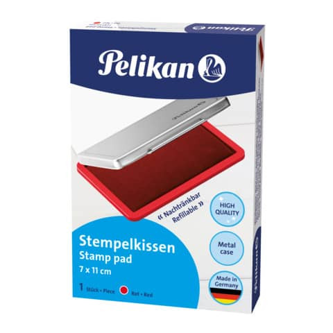 Stempelkissen Gr.2 rot PELIKAN 100436059 331025 7x11 Metall