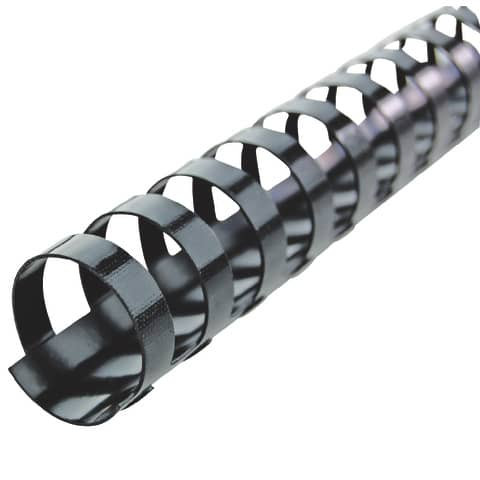 Spiralbinderücken 14mm/125BL schwarz GBC 4028178 A4 PVC 100ST