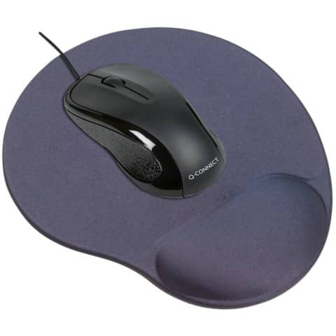 Mousepad dunkelblau m.Gelauflage Q-CONNECT KF02213