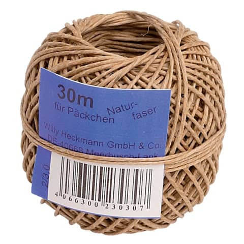 Bindfaden extrafein 2f. 30m 25g HECKMANN 210.008 2kg