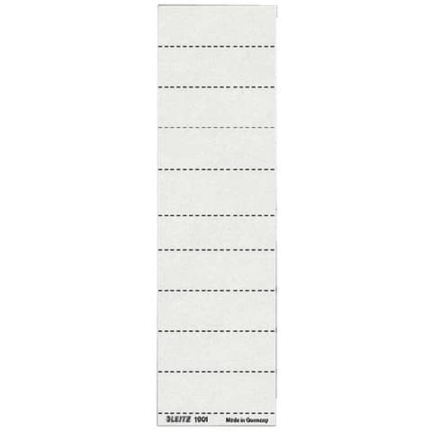 Beschriftungsschild weiß LEITZ 1901-00-01 100ST
