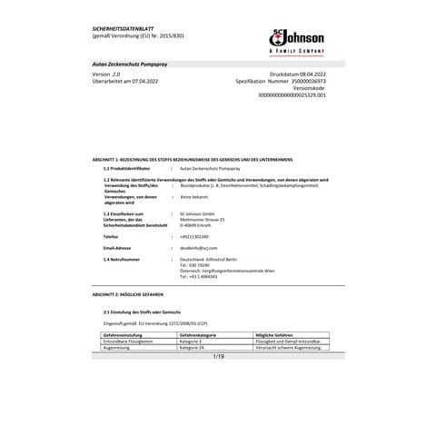 Zeckenschutz 100ml AUTAN 338871