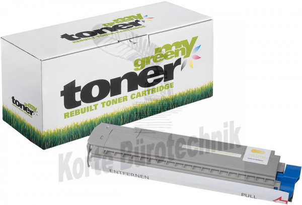 my green toner Toner-Kit gelb (181733) ersetzt 44059125