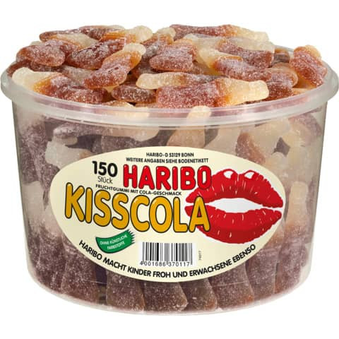 Fruchtgummi Kiss-Cola 150 ST HARIBO 140450008