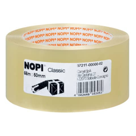 Packband 50mm 66m transparent NOPI 57211-00000-04 Tesapack