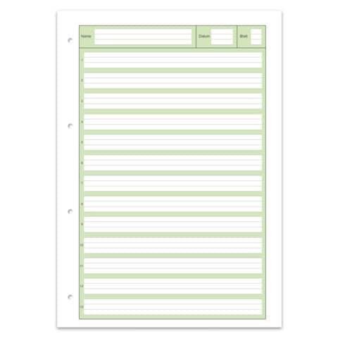 Arbeitsblock A4 50Bl Lin1 fbg. STAUFEN GREEN 040745001 80g