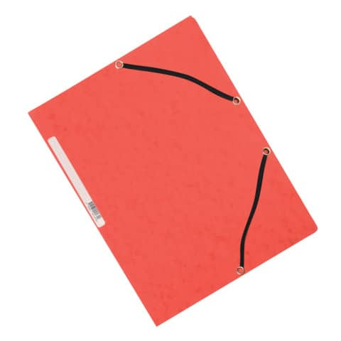 Eckspanner - Karton A4 mit Gummizug rot
