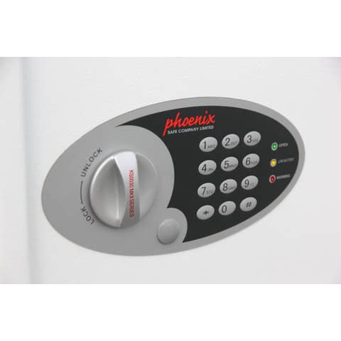 Schlüsseltresor Cygnus weiß 144 Haken PHÖNIX SAFE KS0033E MKII