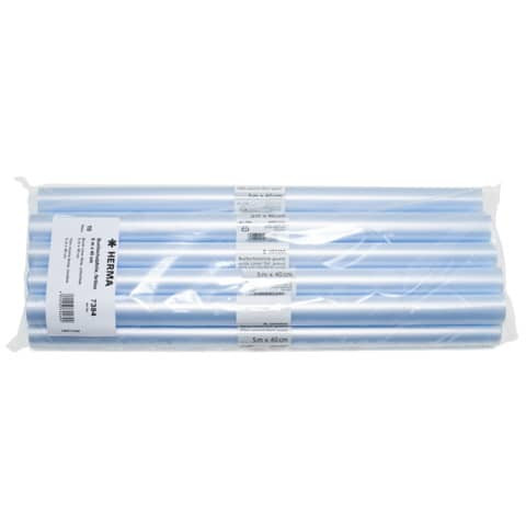 Einbandfolie 5m x 40cm farblos HERMA 7384 Plastik Buchschutzfolie